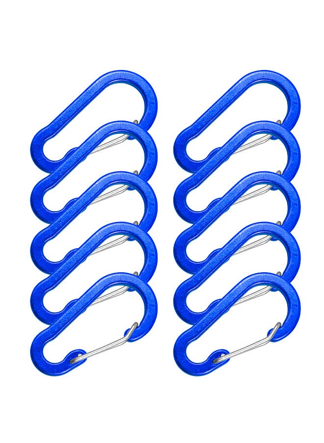 Generic Carabiner Clips Mini Aluminum Alloy Keychain Carabiner Clip D Rings for Camping Hiking Fishing Backpacking  - Image 3