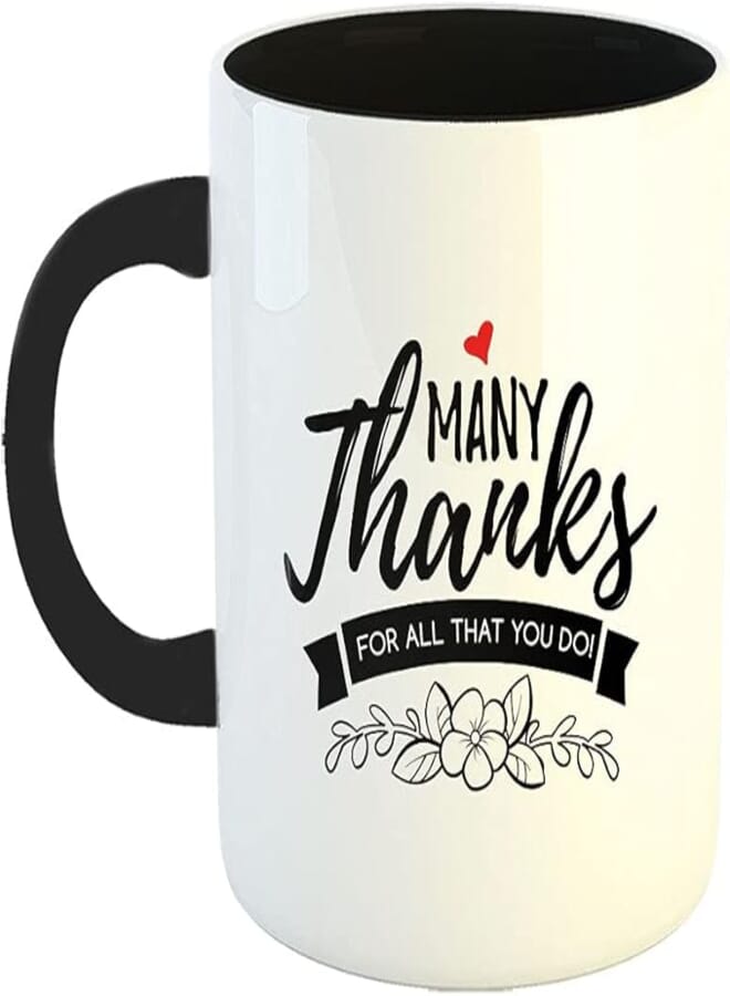 Happu - Happy Teachers Day Special Printed Ceramic Coffee Mug with Quotes, Best Teacher Gift, Gurudakshina, Sir/Madam Gift, Gift for Mentor/Tutor/Master/Coach/Trainer, 325 ML, HP-0180-CMG-3T-BK