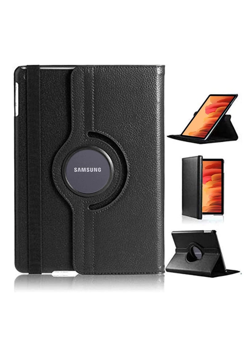 IAF - Galaxy Tab A7 Case, 10.4" 2020 Tab A7 case, PU Leather Smart Case 360 Degree Rotating case Smart Folio Book case For Samsung Galaxy Tab A7 10.4-inch 2020 case (SM-T500/T505/T507) (Black) - Image 1