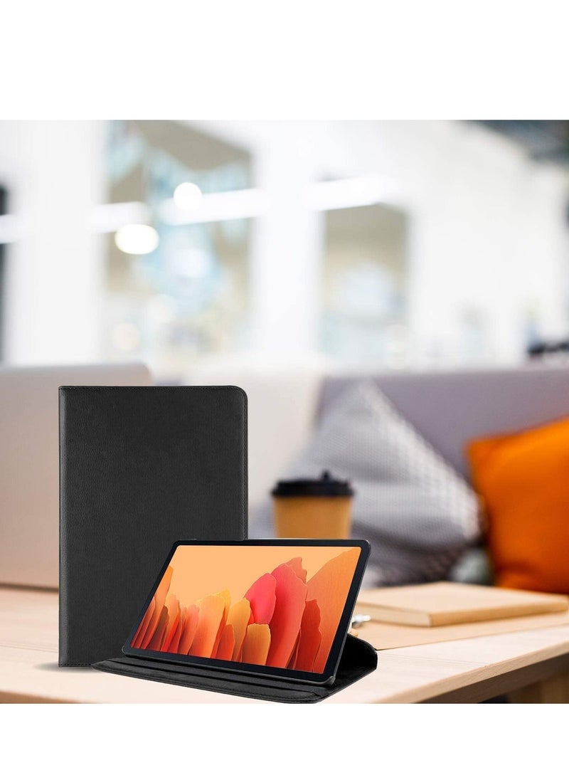 IAF - Galaxy Tab A7 Case, 10.4" 2020 Tab A7 case, PU Leather Smart Case 360 Degree Rotating case Smart Folio Book case For Samsung Galaxy Tab A7 10.4-inch 2020 case (SM-T500/T505/T507) (Black) - Image 1