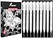 GETHPEN White Gel Pens06mm 08mm 10mm Fine Point Opaque White Archival Ink Pen for Black Paper Drawing Sketching Illustration Bullet Journaling Pack of 9 - Image 2