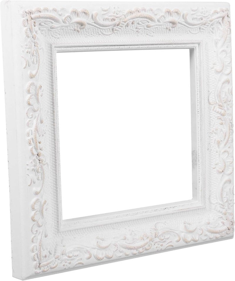 إطار صور خشبي عتيق من غارنيك 22x22x2.5 سم حامل صور رجعي للعرض على المكتب والطاولة وديكور المنزل وتزيين غرفة النوم - Image 1
