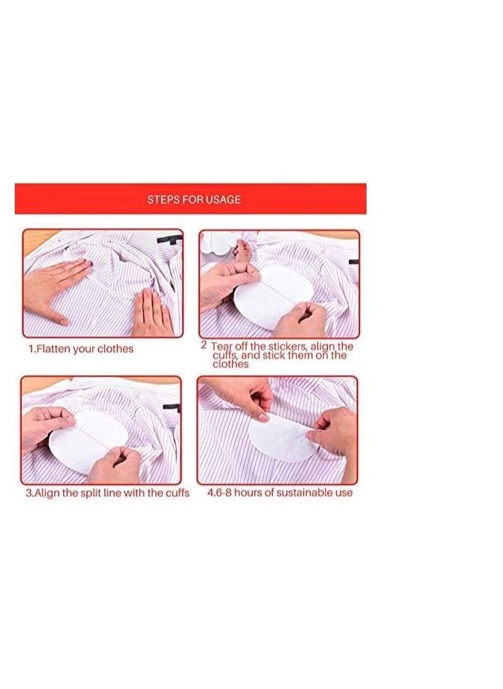 BLOOMING TIME 20pcs - 10 Packs Disposable Underarm Sweat Pads for Armpit Care - Ultra-Thin Anti-Sweat Shields  - Image 4