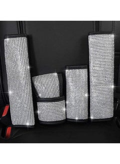 Luxury Rhinestone Car Accessories Set - Seat Belt Covers, Gear Cover, and Handbrake Cover - pzsku/ZF1B077E9AD8021A546BDZ/45/_/1736683302/0e4e15d8-8796-4fd3-bc0a-046c9c0d66e0