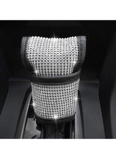 Luxury Rhinestone Car Accessories Set - Seat Belt Covers, Gear Cover, and Handbrake Cover - pzsku/ZF1B077E9AD8021A546BDZ/45/_/1736683333/ea329124-5087-4618-8975-f7f876d43624