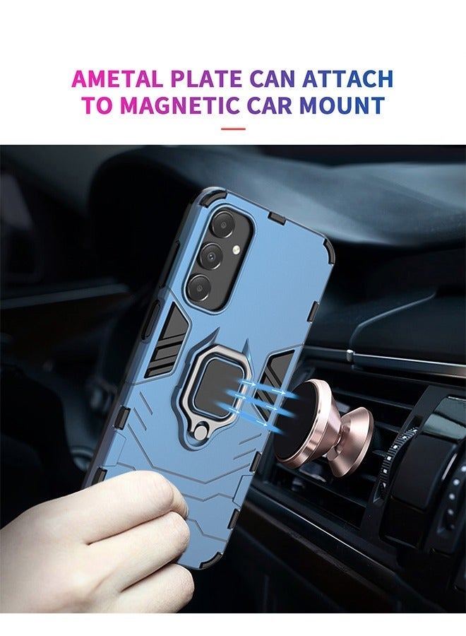 X-level Samsung Galaxy A15 4g/5g Case Cover with Ring Kickstand Stand Back Protective Hybrid Heavy Duty Armor Dual Layer Shockproof Anti-Scratch Back Cover Protector Comfortable Touch Phone Accessory - Image 3