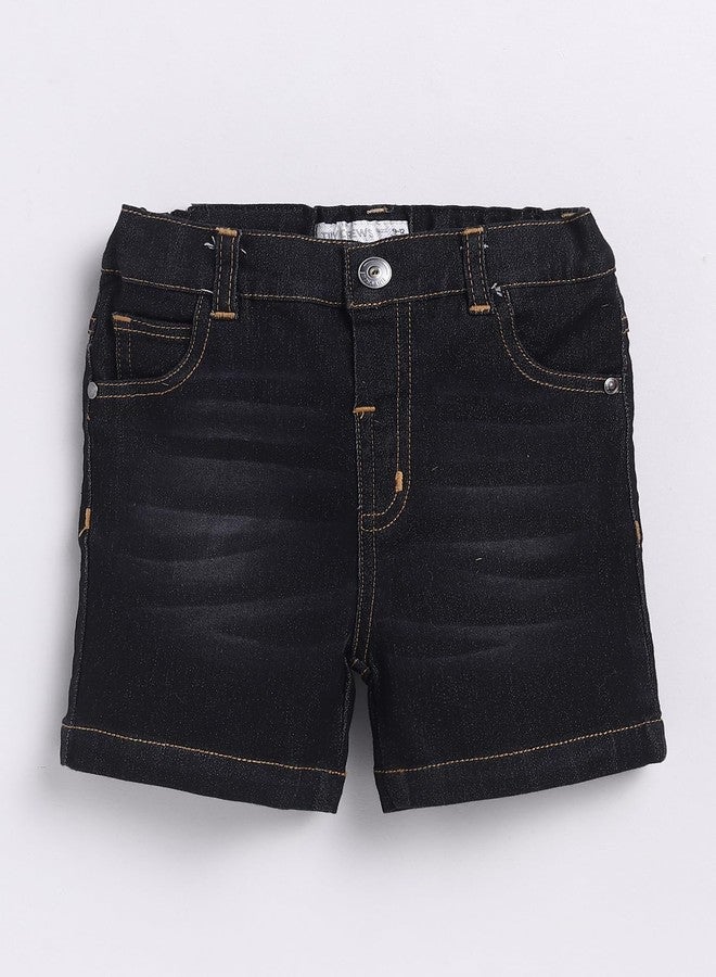 دولار طقم تيشيرت وبنطال للأطفال الرضع من دولار جونيور تيني كروز - لون خوخي-أسود جينز، مقاس 6-9 أشهر - Image 3