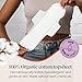 Cora 100 Organic Cotton Topsheet Pads 72 Overnight Pads - Image 4