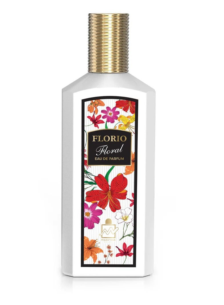 Milestone Florio Floral Eau De Parfum For Women - 90 ML - Image 3