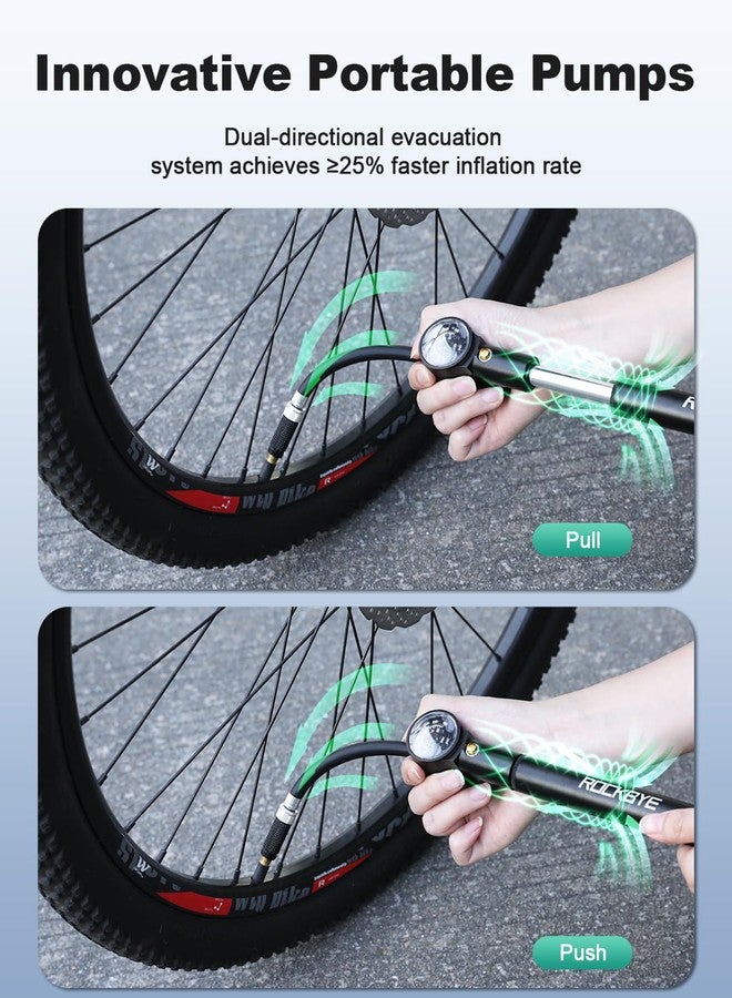 POWVINE Shock Pump for Bike, Portable Mini Pump with 300PSI,Fork/Shock Pump - Image 5