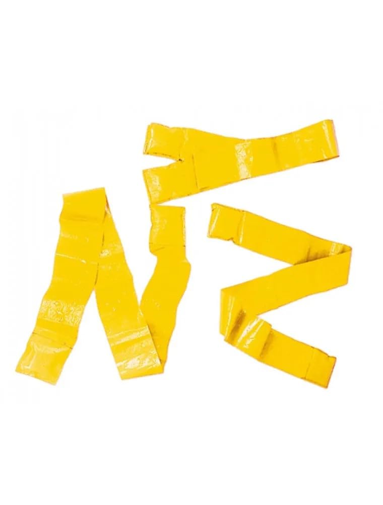 Fitfix ® Underwater Slalom Poles 150 cm Laminated Yellow Strips with Ballast & Foam Seaweed Effect Set of 8 ps Versatile Durable Easy Setup for Exciting Aquatic Workouts Training Recreational Play - Image 5
