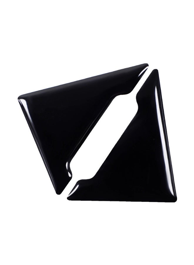 12 PCS Car Door Guard Protector, Car Door Edge Guard, Anti-Collision Vehicle Side Corner Protector, Auto Accessories Self-Adhesive Auto Edge Protection Cover Fit for Most Vehicle (Carbon Fiber+White+Black) - Image 2