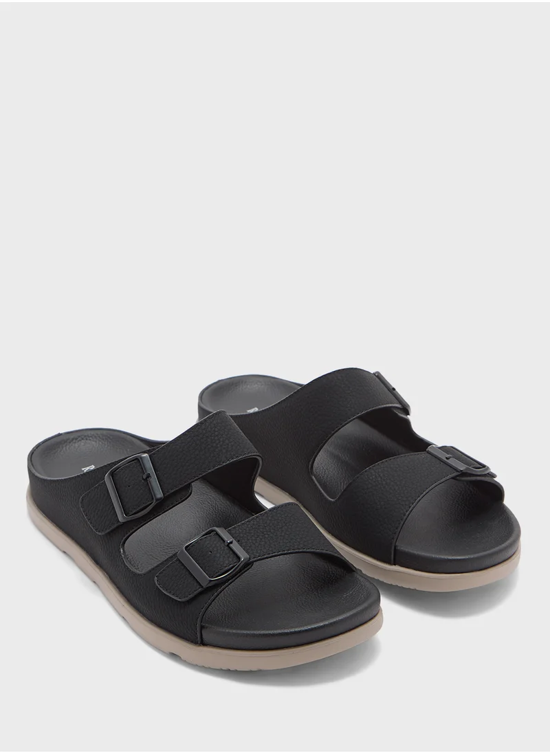 روبرت وود Buckle Strap Comfortline Sandals