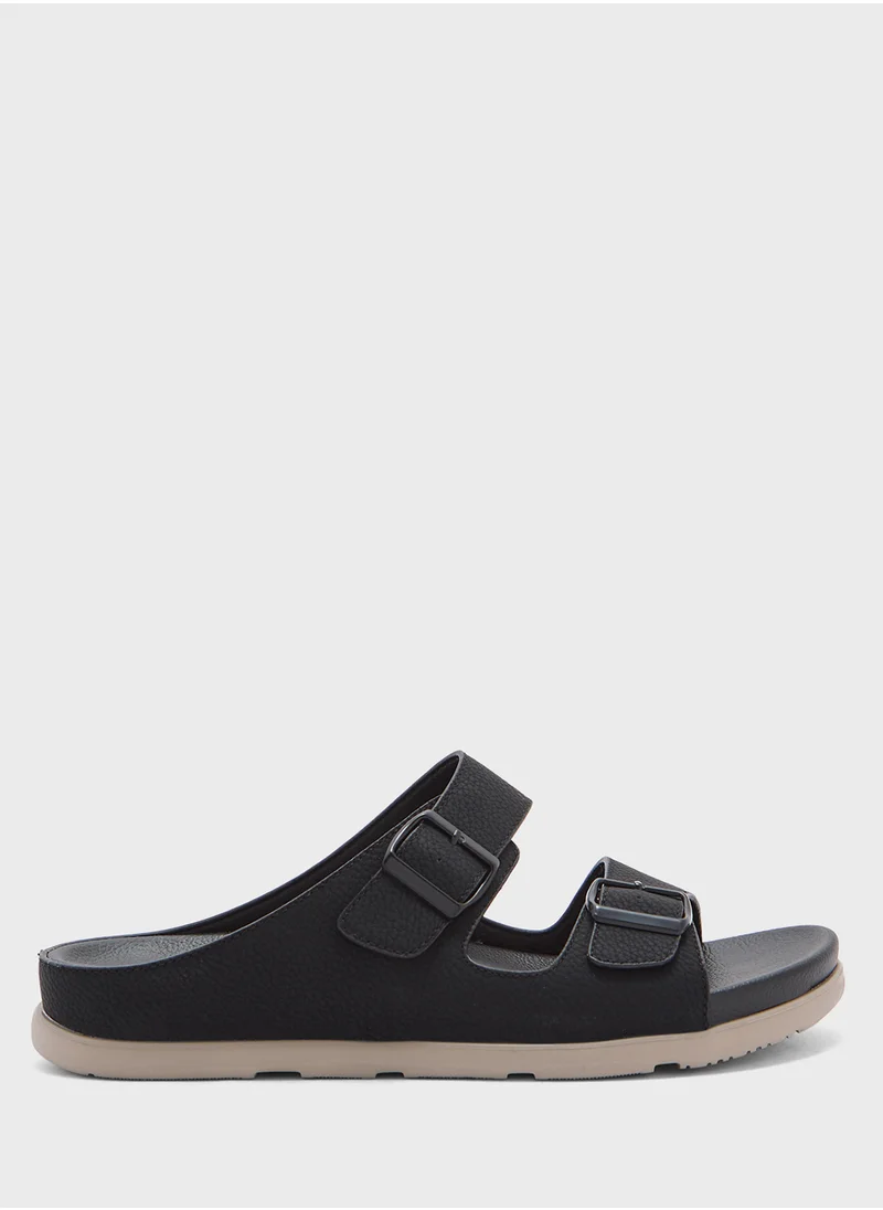 روبرت وود Buckle Strap Comfortline Sandals