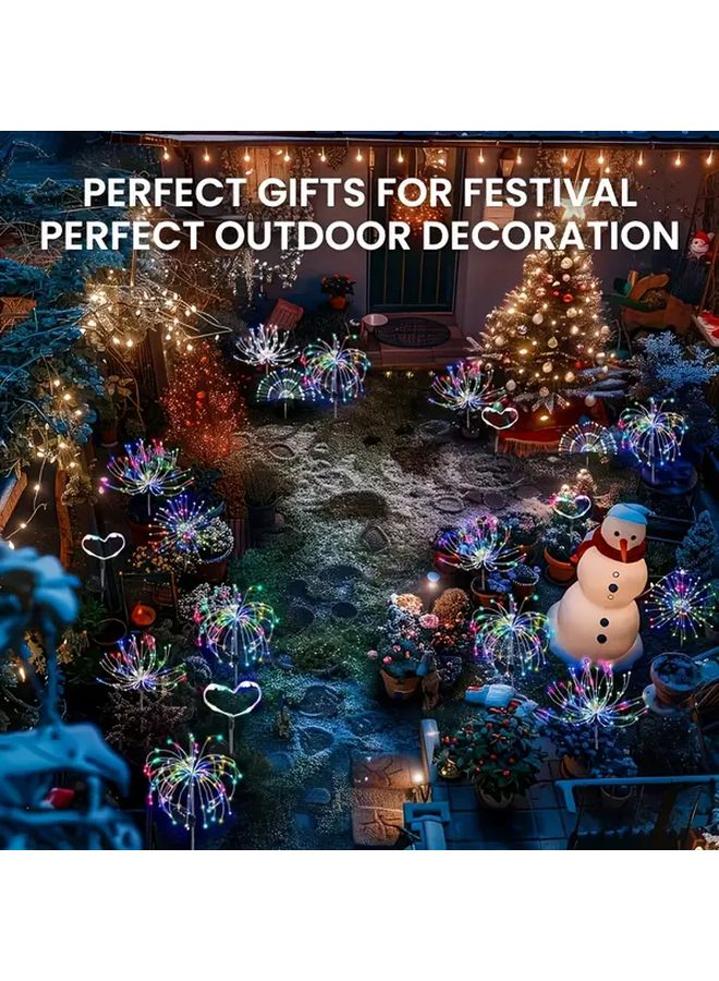 Solar Powered 300 LED String Lights With 8 Modes Motion Sensor Cool White Garden Decor - Image 5
