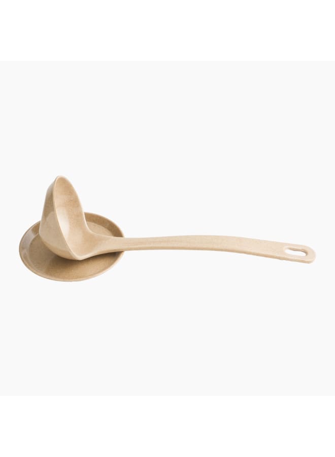 Zinnia Melamine Soup Ladle – Comfortable Handle - Image 1