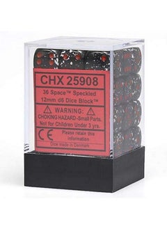 Chessex Dice Dnd Dice Set Chessex D&D Dice 12Mm Speckled Space Plastic Polyhedral Dice Set Dungeons And Dragons Dice Includes 36 Dice D6 Various (Chx25908)