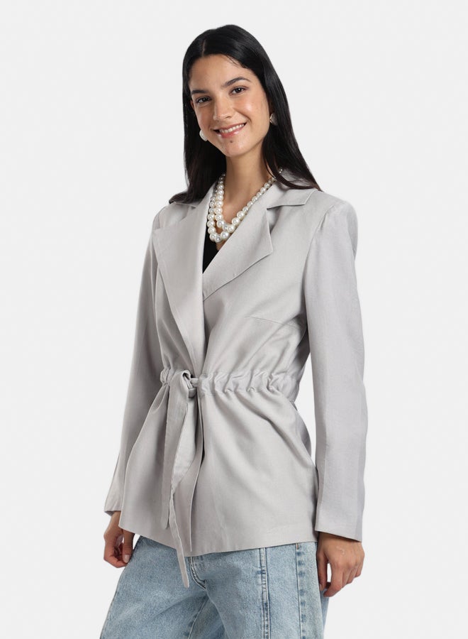 Carina Blazer With Drawstring Waist  - Image 2