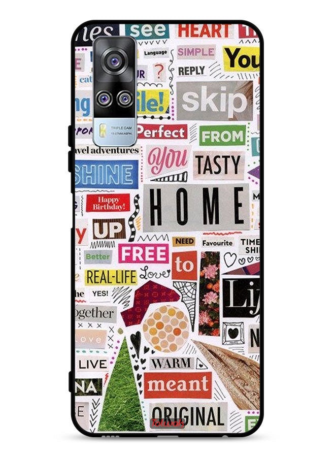 Tolwak vivo Y53s 4G Protective Case Cover Meant Original Stickers - Image 1