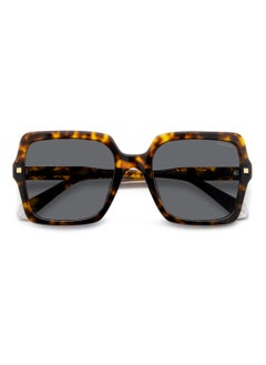Polaroid Women's Polarized Square Shape Acetate Sunglasses PLD 4165/S/X GREY 50 - Lens Size: 49.7 Mm - Hvn  - Image 4
