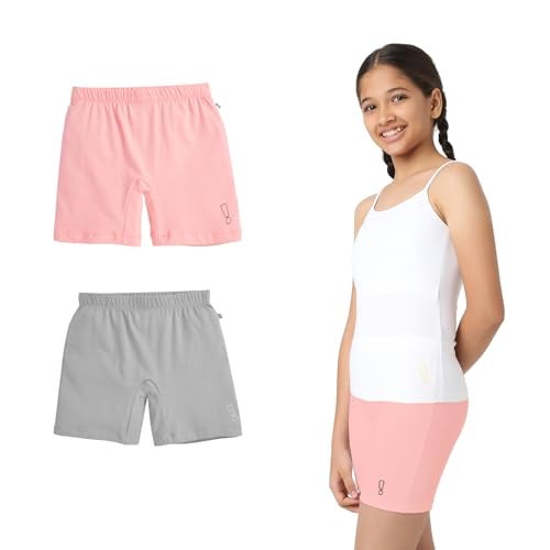 YouGotPlanB Cotton Inner Shorts for Girls | No-Mark Elastic Waistband | Supersoft & Stretchy | Antibacterial & Antimicrobial - Image 1