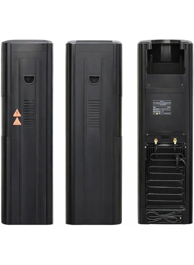 PRIME TECH water dispenser with cabinet PT-60R, hot and cold, 2 taps, black x red color - Image 3