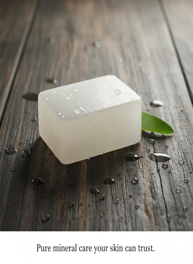 Herbs Botanica Alum Block for Shaving Soothing Aftershave Solution for Men – Stops Bleeding from Nicks & Cuts – Fitkari Alum Stone for Skin Care 3.5 oz Piedra de Alumbre by Herbs Botanica - Image 4