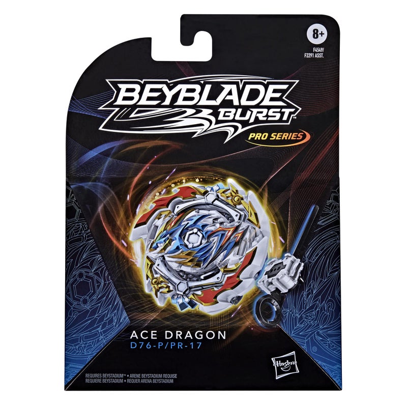 Beyblade Burst Pro Series Ace Dragon Spinning Top Starter Pack - Attack Type Battling Game Top with Launcher Toy - Image 3