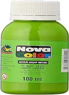 NOVA Nova turkish acrylic bottle 100gm green no:nc-2013 