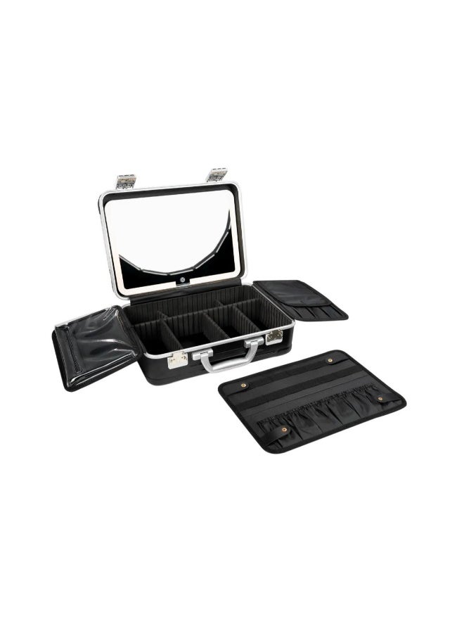 Porodo Lifestyle Travel Makeup Case with Detachable 16” LED Mirror & Adjustable Lighting - Image 3