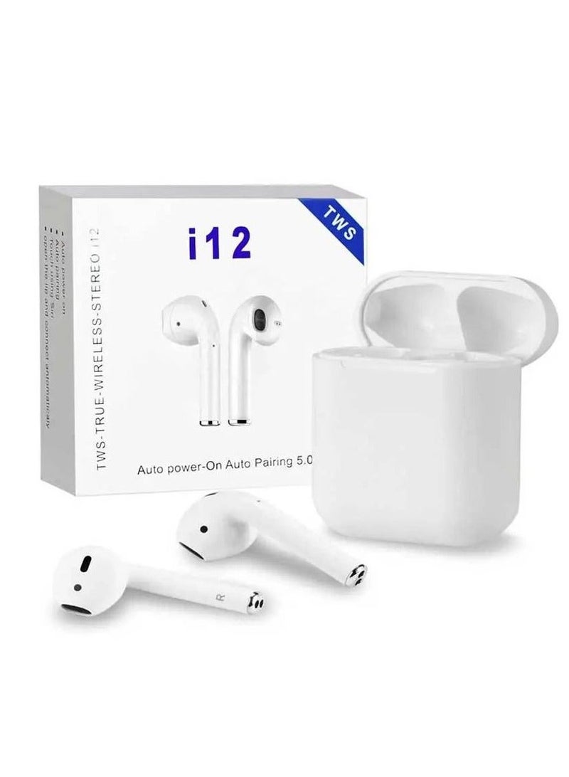 سماعات أذن ستيريو لاسلكية حقيقية I12 TWS - Image 1