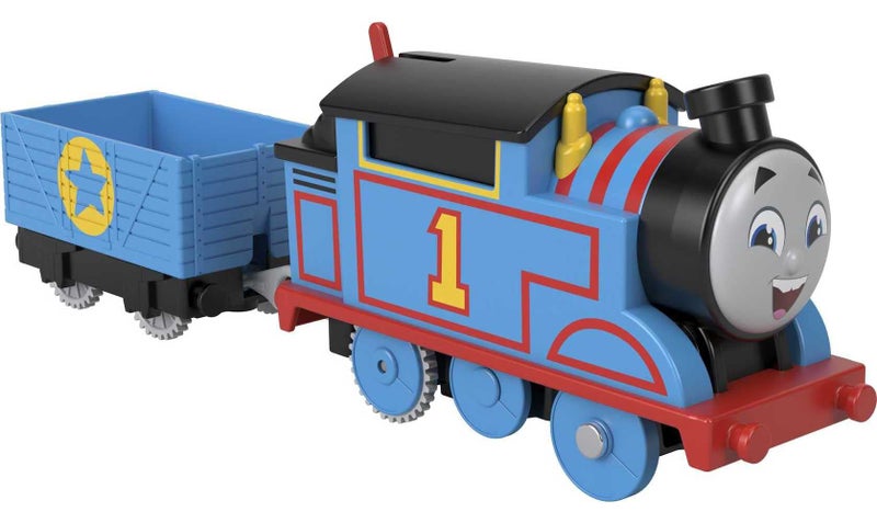 THOMAS & FRIENDS قطار توماس وأصدقائه المتحرك - محرك يعمل بالبطارية مع حمولة للعب التخيلي للأطفال في مرحلة ما قبل المدرسة من عمر 3 سنوات فما فوق - Image 1