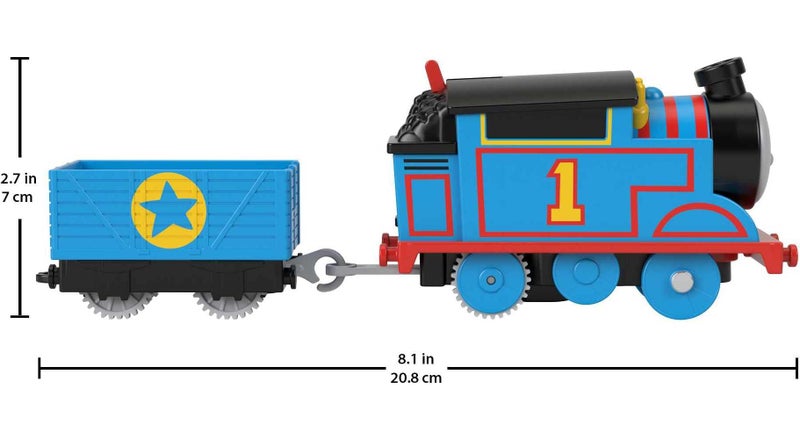 THOMAS & FRIENDS قطار توماس وأصدقائه المتحرك - محرك يعمل بالبطارية مع حمولة للعب التخيلي للأطفال في مرحلة ما قبل المدرسة من عمر 3 سنوات فما فوق - Image 2