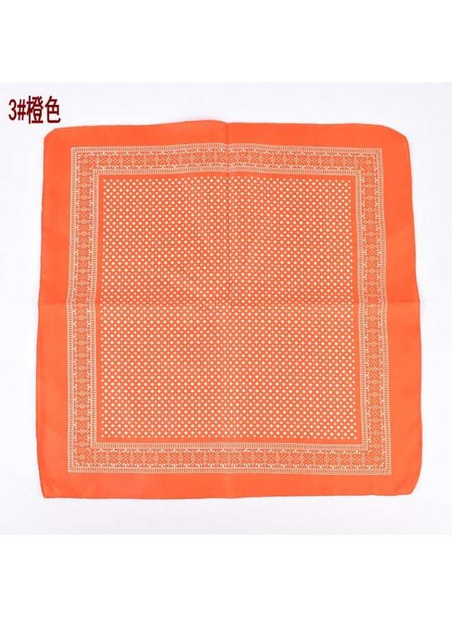 New Lace White Dot Pattern 53 Small Square Tie-dye Mask Hip-hop Hair Band
