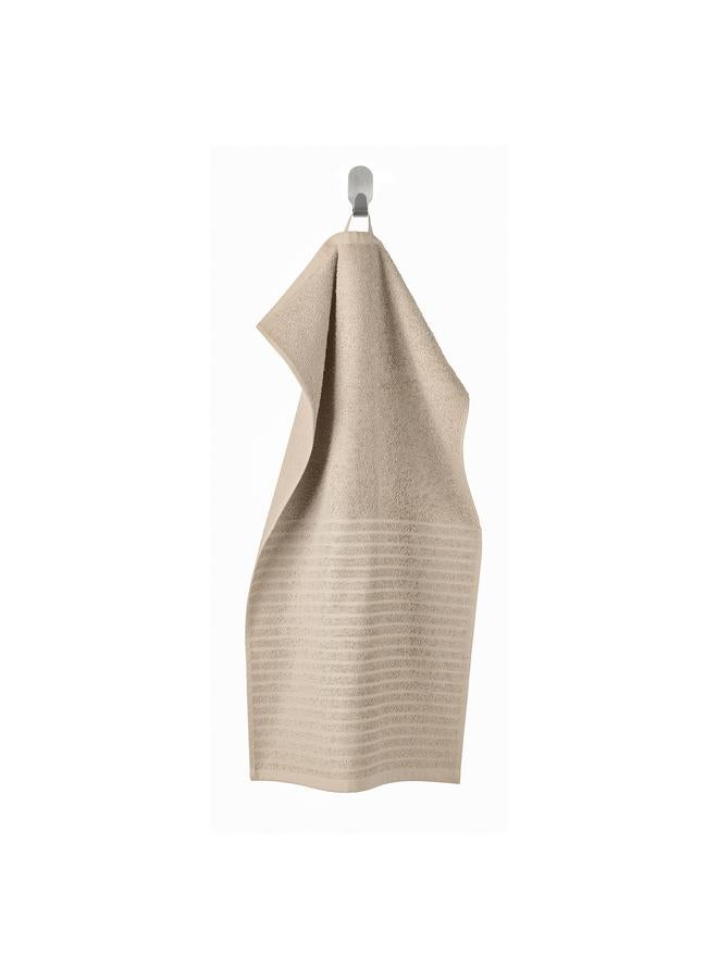 Hand towel, light beige, 40x70 cm - Image 1