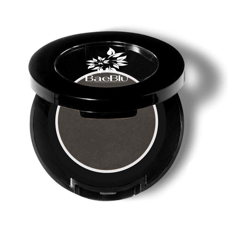 BaeBlu Eyebrow Powder, Organic Vegan 100% Natural, Fill-in Smudge Proof Brow Tint, Made in USA, Charcoal
