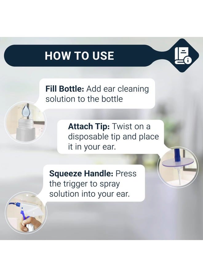 DOCTOR EASY Elephant Ear Washer Bottle System Blue/Clear - Image 5