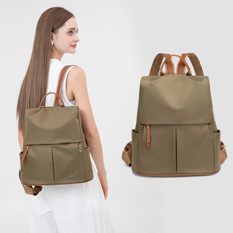 CHALLEN Lightweight Anti-Theft Women's Nylon Backpack Travel Casual Large Capacity Oxford - Image 4