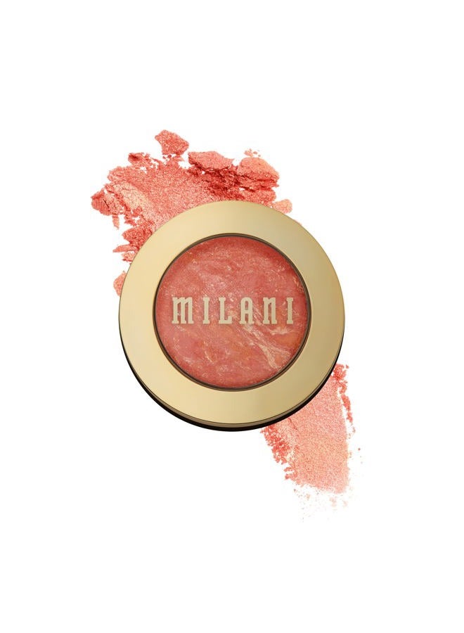 MILANI Baked Blush - Corallina (0.12 Ounce) Cruelty-Free Powder Blush - Shape, Contour & Highlight Face for a Shimmery or Matte Finish - Image 1