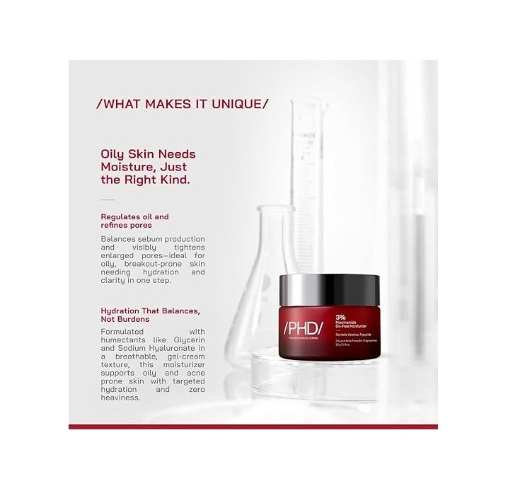 PHD 3% Niacinamide Oil-Free Moisturizer 50g - Image 5