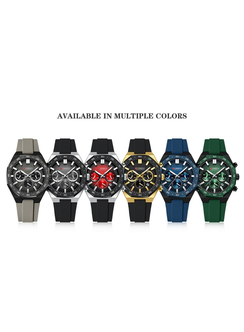 كارين ساعة كرونوغراف للرجال | عرض التاريخ وعقارب مضيئة – كورين 8489 من كورينستيت - Image 3