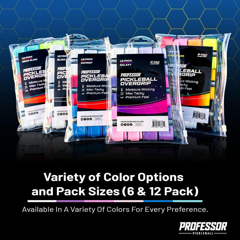Professor Pickleball P-Tac Overgrip Spectrum - 12 Pack - Image 5