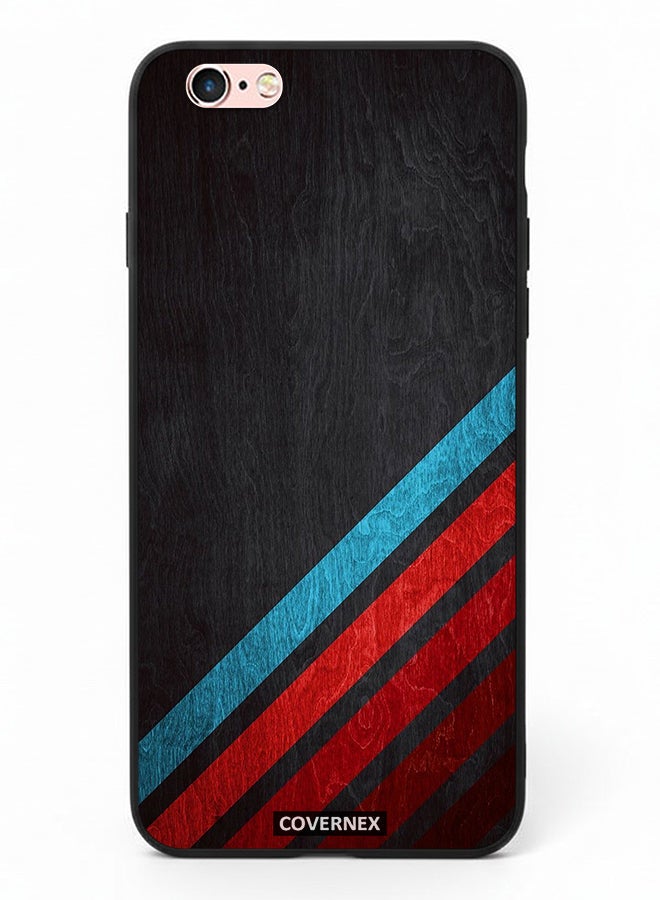 Covernex Apple iPhone 6s Protective Case Cover Printed Featuring Retro Racing Stripes - Image 2