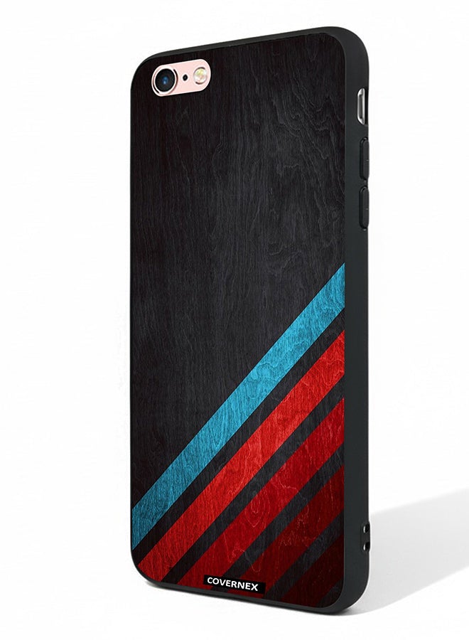 Covernex Apple iPhone 6s Protective Case Cover Printed Featuring Retro Racing Stripes - Image 1