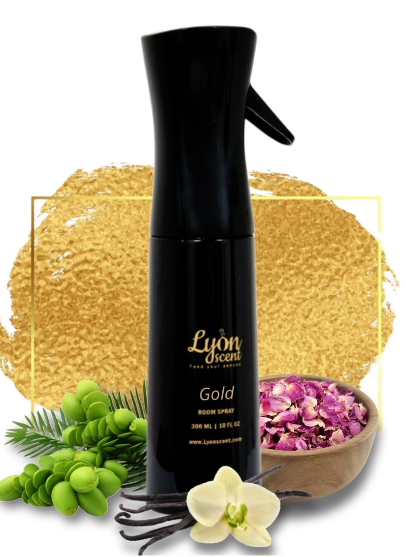 LYON SCENT Fabric and Room Spray Freshener - GOLD  - Image 1