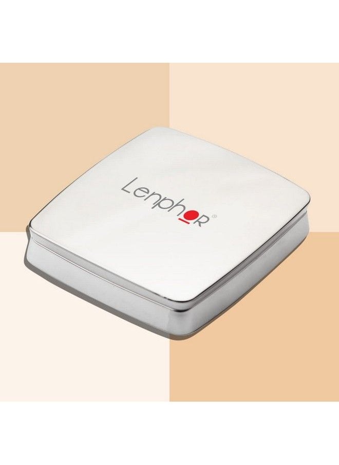 Lenphor - Flawless Face Compact Powder Long Lasting For Makeup Matte Finish With Vitamin E And Spf 25 Makeup Powder & Face Powder For Women & Girls Ivory 01 - Image 1