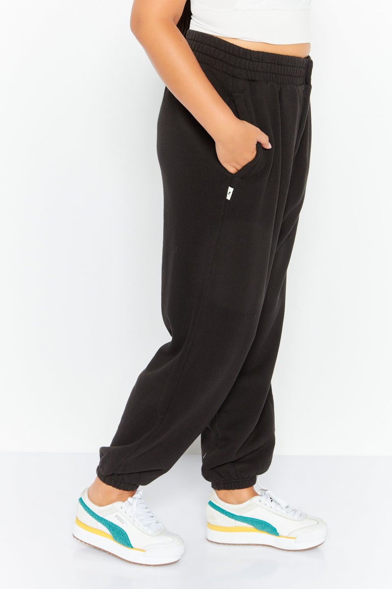 PUMA Women Sportswear Fit Brand Logo Training Sweatpants, Black - Image 2