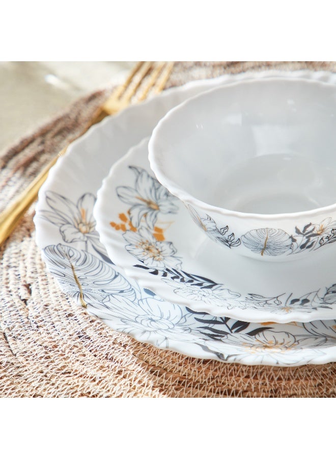 Home Box Atlanta Forest 12-Piece Opal Dinnerware Set 25 x 2 x 25 cm - Image 3