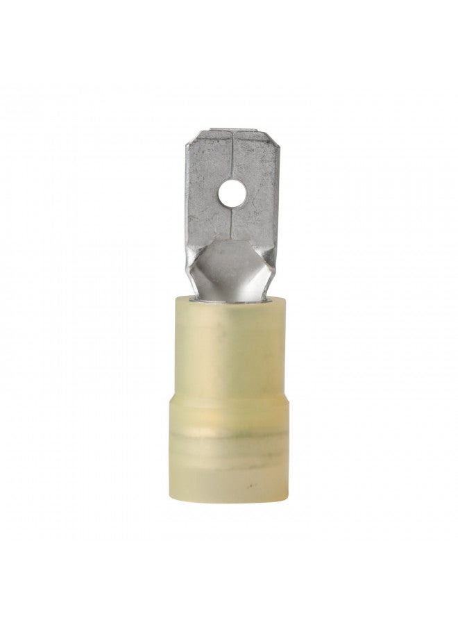 ancor Ancor 220829 Marine Grade Electrical Nylon Insulated Double Crimp Funnel Entry Disconnects with Insulation Grip (Male, Male12 to 10-Gauge, 100-Pack) 