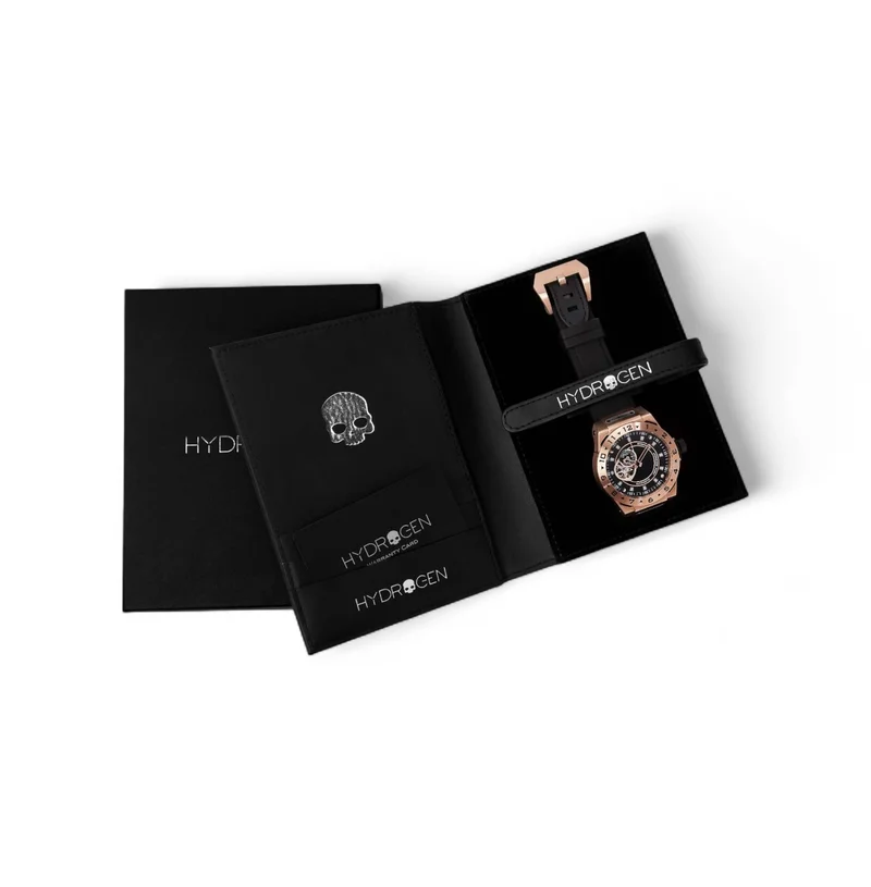 Hydrogen Watch Black/Rose Gold Automatic Vento Rose Gold-Black Watch for Men | Best Price UAE